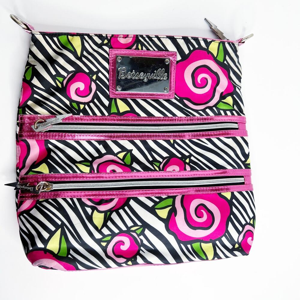 Betsey Johnson Betseyville Floral Bag Missing Strap